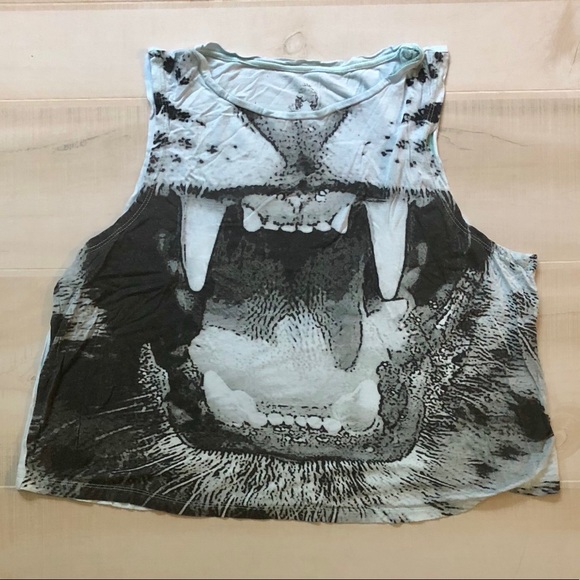 Ladies Tiger Sleeveless T-shirt - Picture 1 of 1